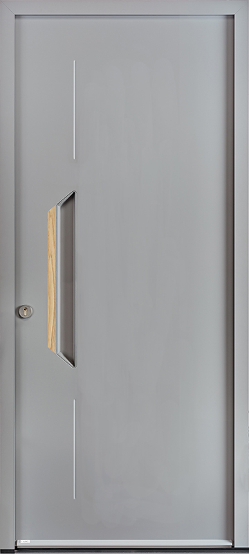 Visuel unitaire porte d'entrée en acier isami 6 de zilten