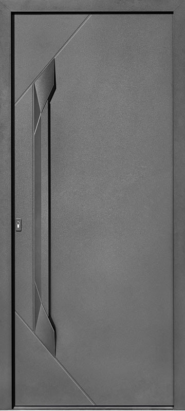Porte d'entrée K2 en aluminium - Zilten