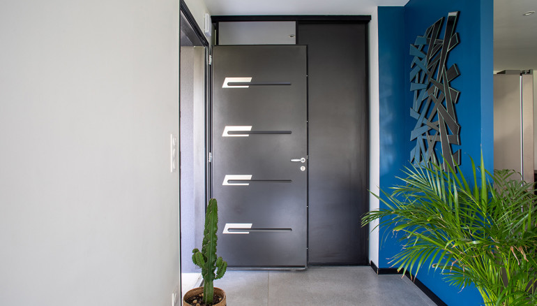 Porte d'entrée acier Saya