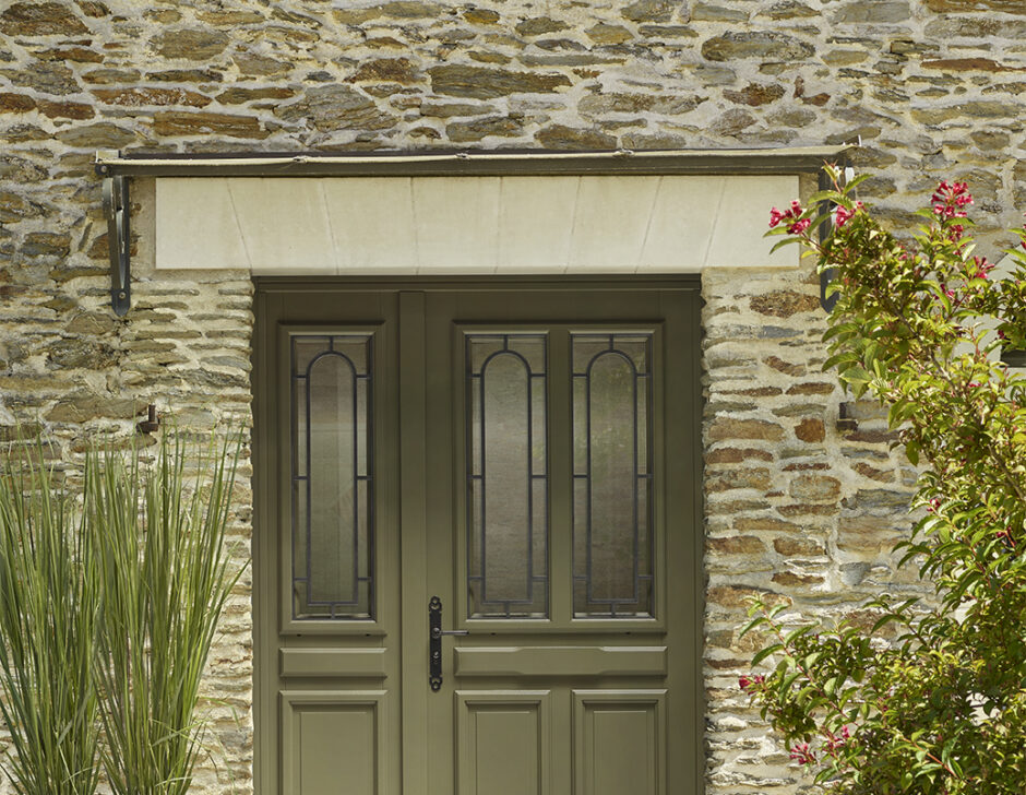 Porte d'entrée Bois Access - Porte en bois exotique | Zilten