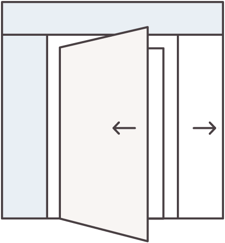 Saori - Porte d'entrée contemporaine Acier