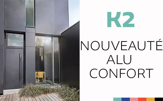 visuel porte d'entrée k2 en aluminium