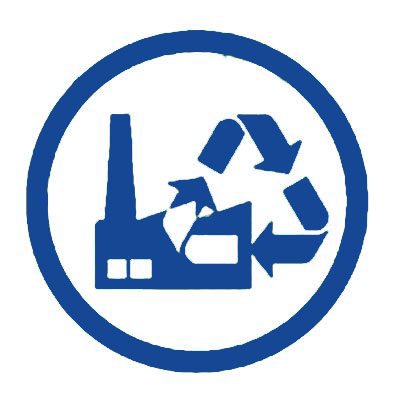 logo recyclage dechets industrie batiment