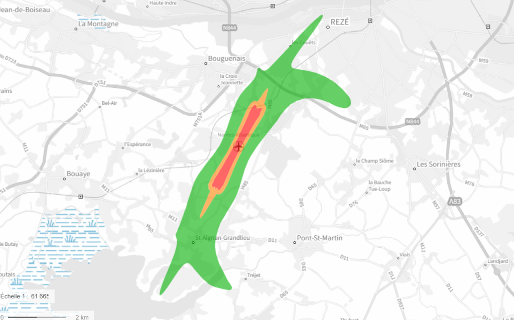 carte, plan de genre sonore aéroport