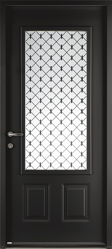 Porte d'entrée Berty en acier Zilten