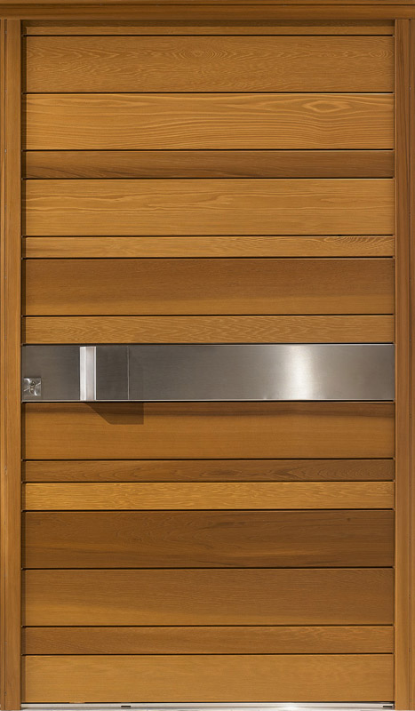 porte d'entrée en bois nativ 2