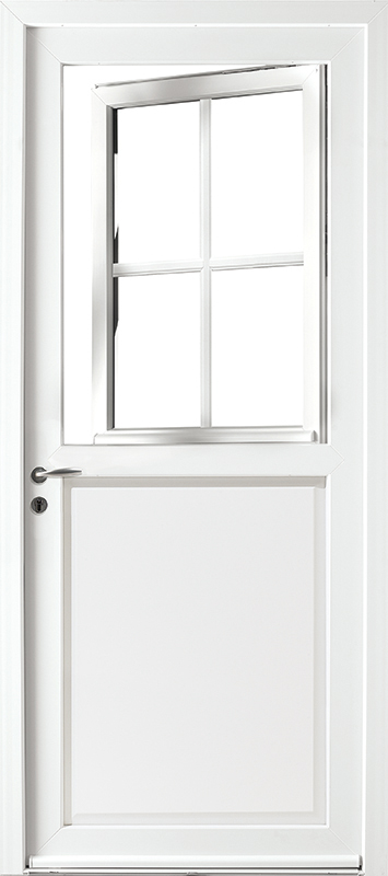 visuel unitaire porte d'entrée PVC blanche modèle tarcy 4
